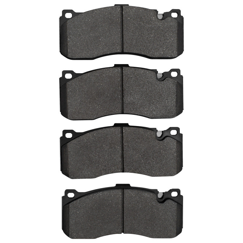 R1 Concepts OE front semi-metal brake pads for Mini Countryman R1 06-13, showing the brake pad set with mounting hardware.