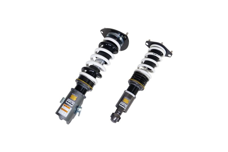 HKS HIPERMAX S coilover front pillow ball full kit for Subaru STI GVB/GRB models, featuring adjustable suspension components.