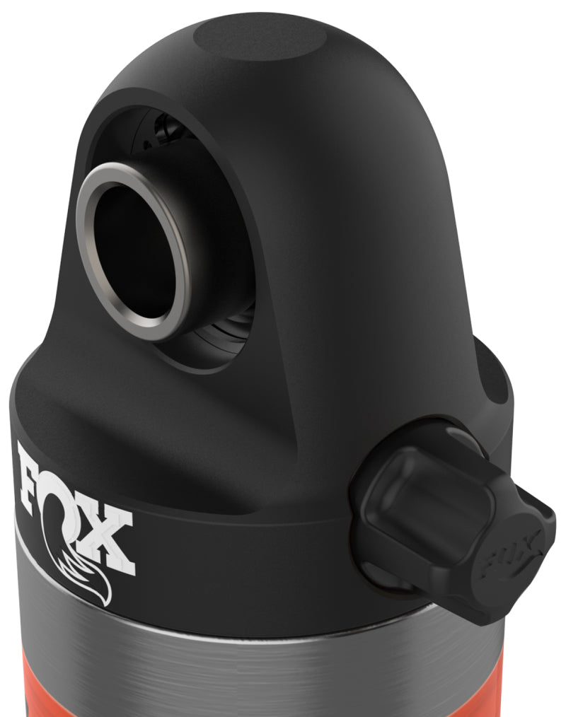 FOX 2.0 Factory Series 4-inch air shock with 1-1/4 inch shaft in black/zinc finish, designed for shocks and struts.