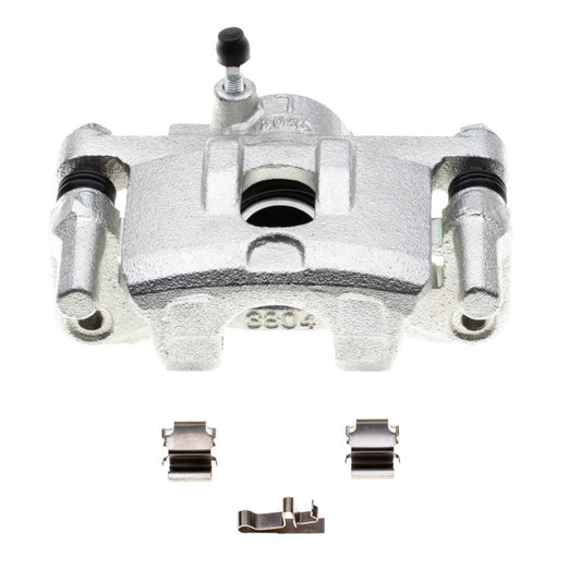 PowerStop rear left OE brake caliper with bracket for Mitsubishi Lancer 2004-2006, part of automotive brake system.
