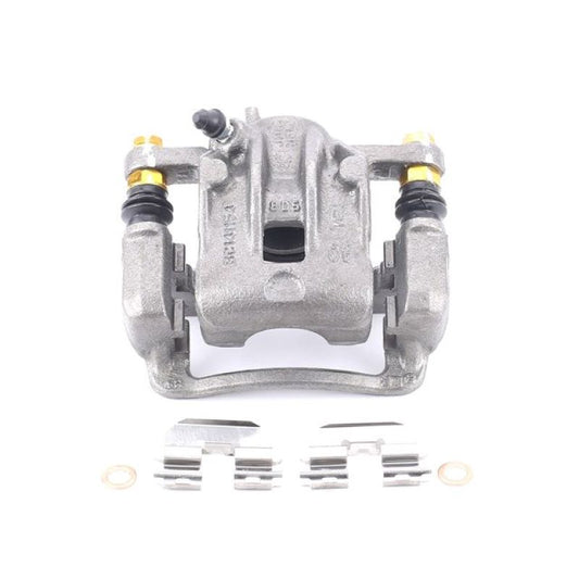 PowerStop rear left OE brake caliper with bracket for Hyundai Sonata 2008-2010, automotive part for rear braking system.