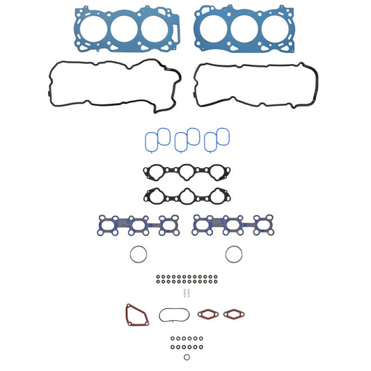 Fel-Pro Nissan Frontier HS 26370 PT PermaTorque engine cylinder head gasket set, showing the gasket components laid out for installation.