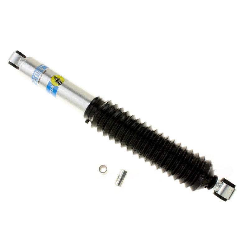 Bilstein 5125 Series 76-83 Jeep CJ5 front 46mm monotube shock absorber showing metal body and mounting hardware