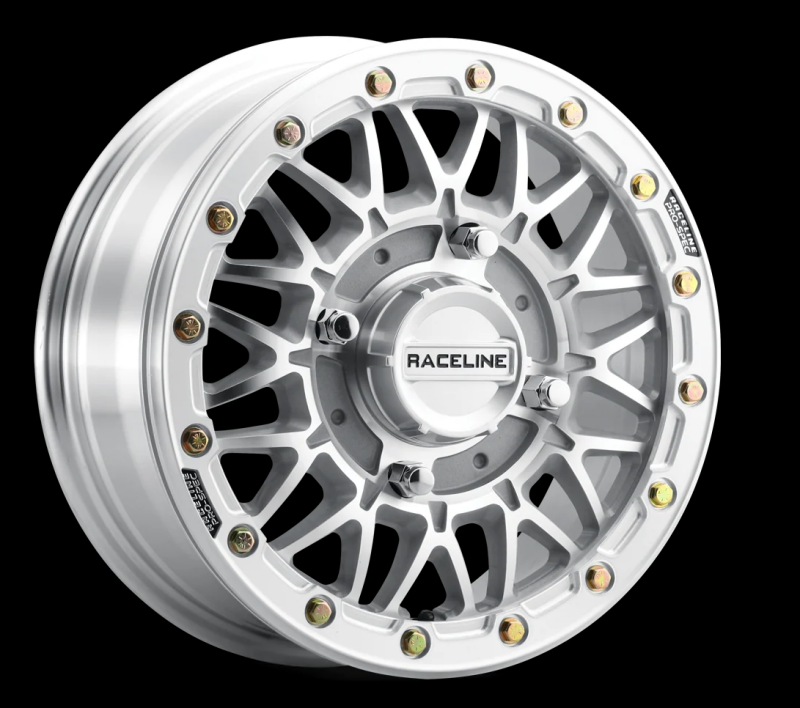 Raceline A15 Omega forged wheel, 15x6 inches, machined finish, 4x137 bolt pattern, 40mm offset, 110.18mm bore, automotive wheel