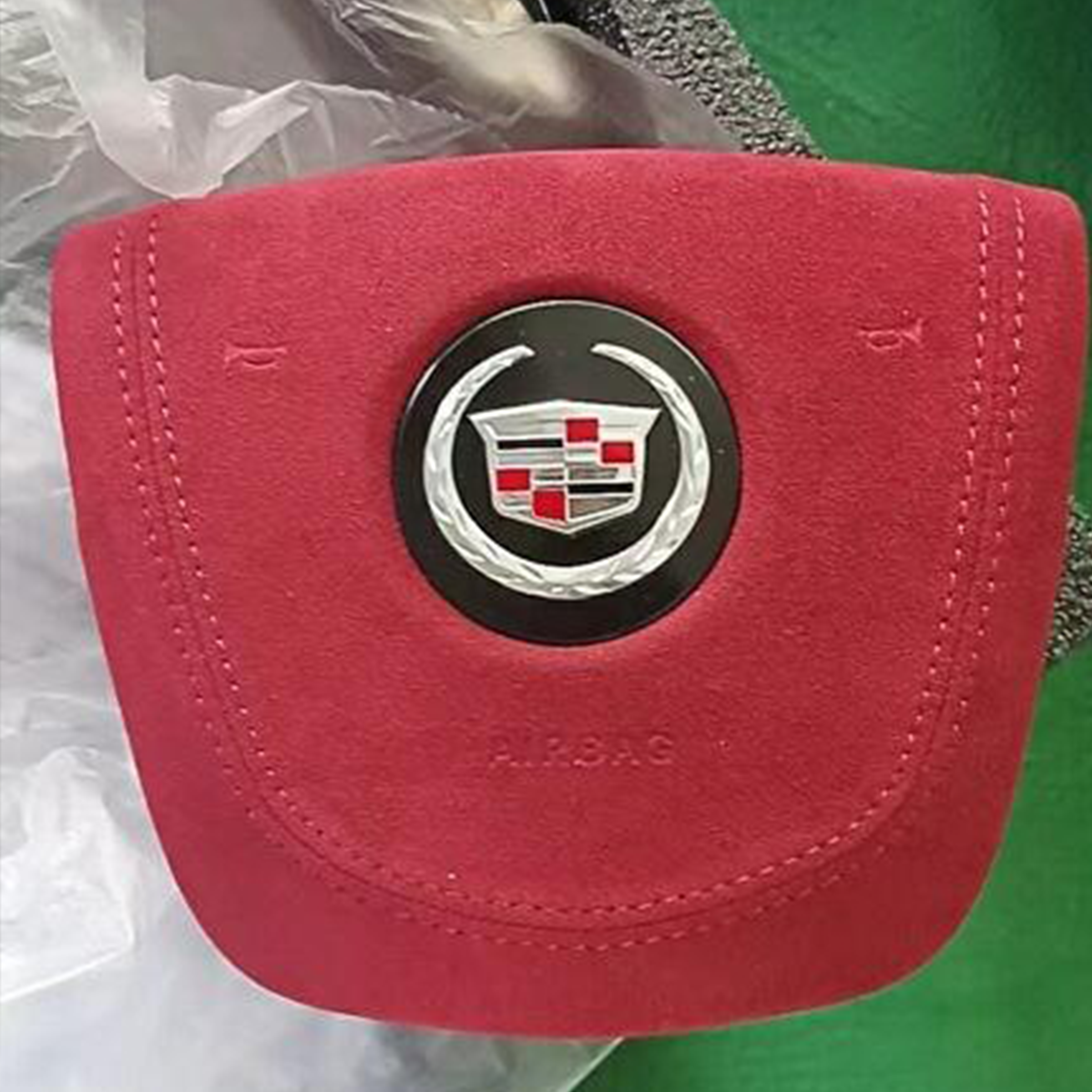 2008 - 2015 Cadillac CTS CTS-V "V2" - Custom Airbag Cover for Steering Wheel with options