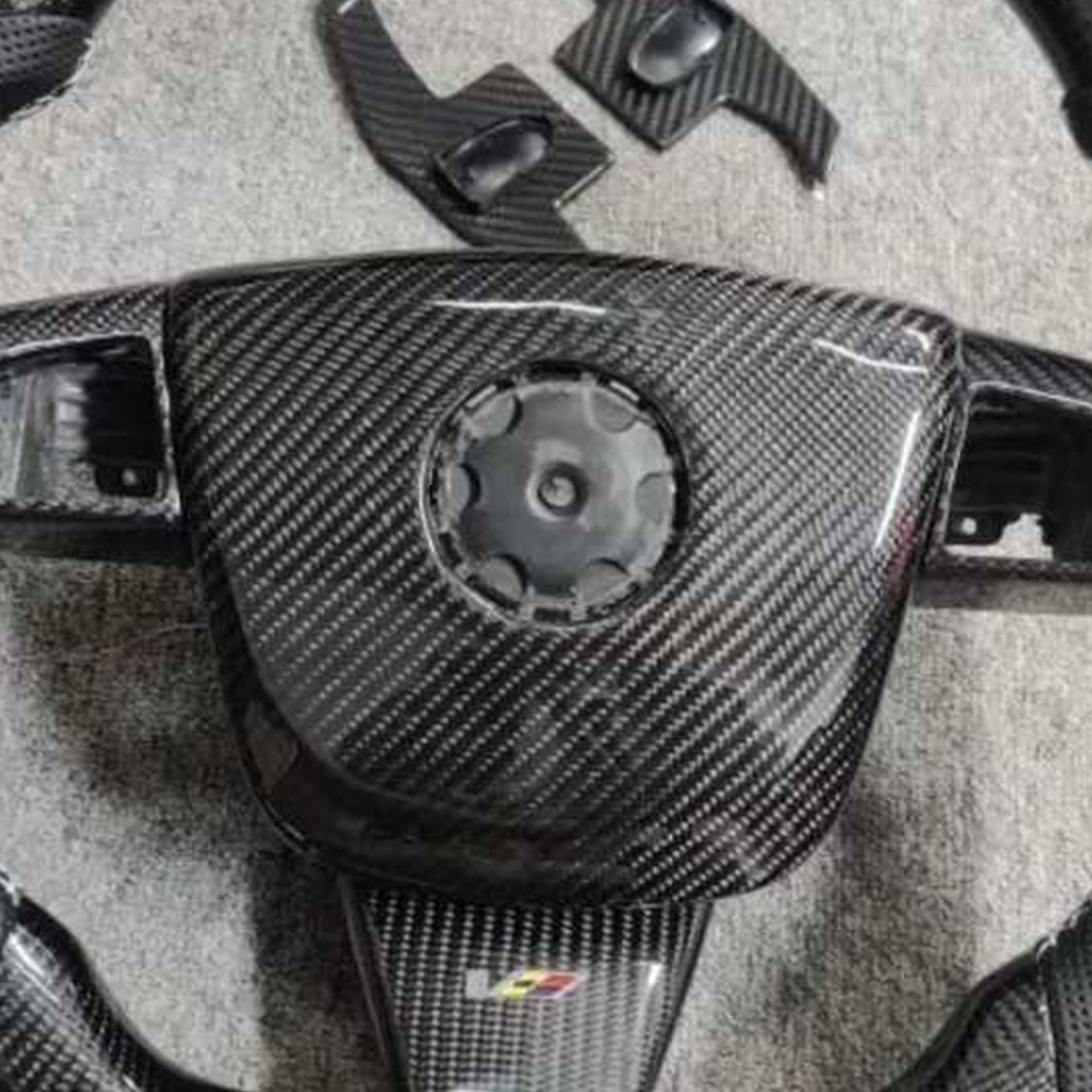 2008 - 2015 Cadillac CTS, CTS-V "V2" Custom Carbon Fiber Steering Wheel with options