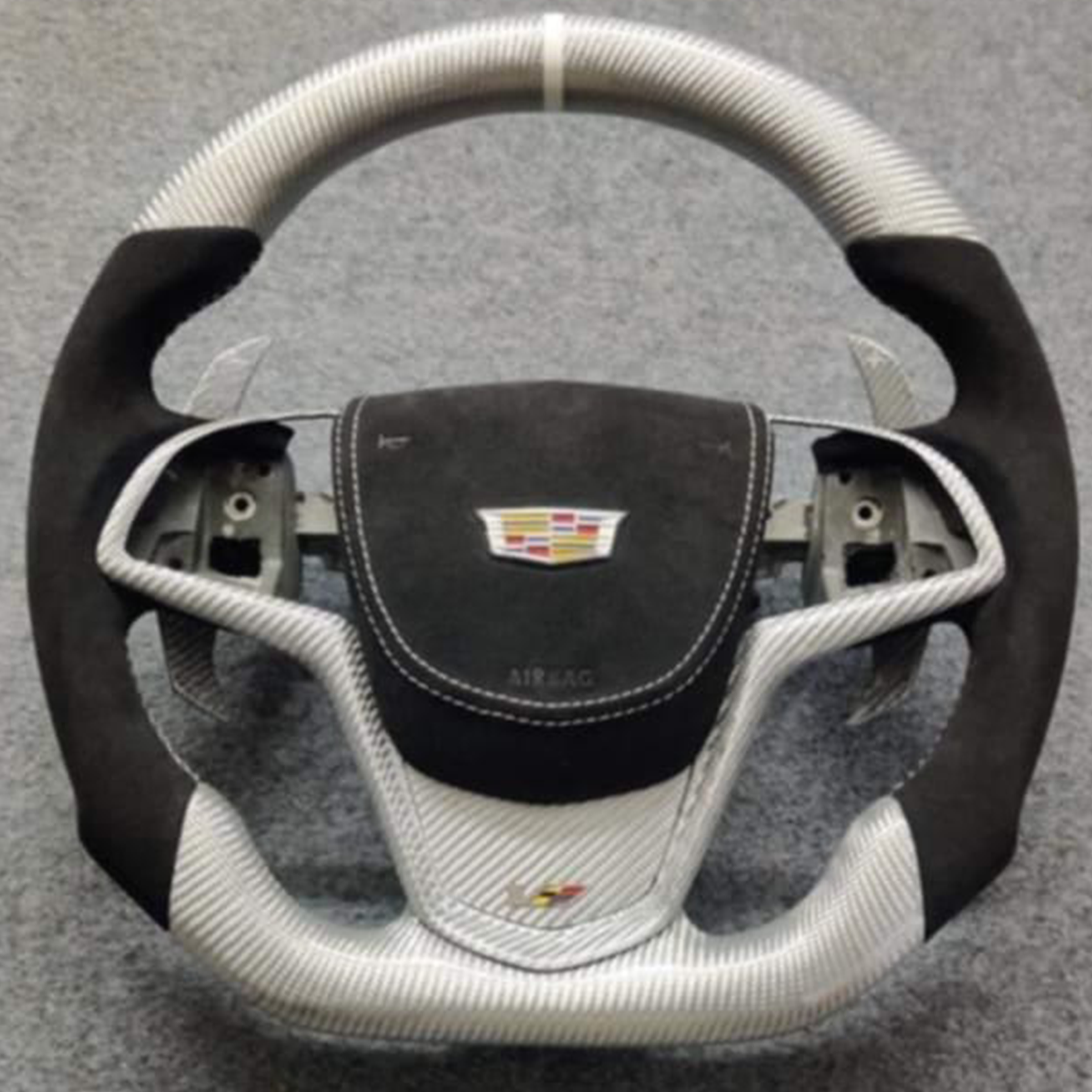 2014 - 2019 Cadillac CTS CTS-V V3 - Custom Airbag Cover for Steering Wheel with options