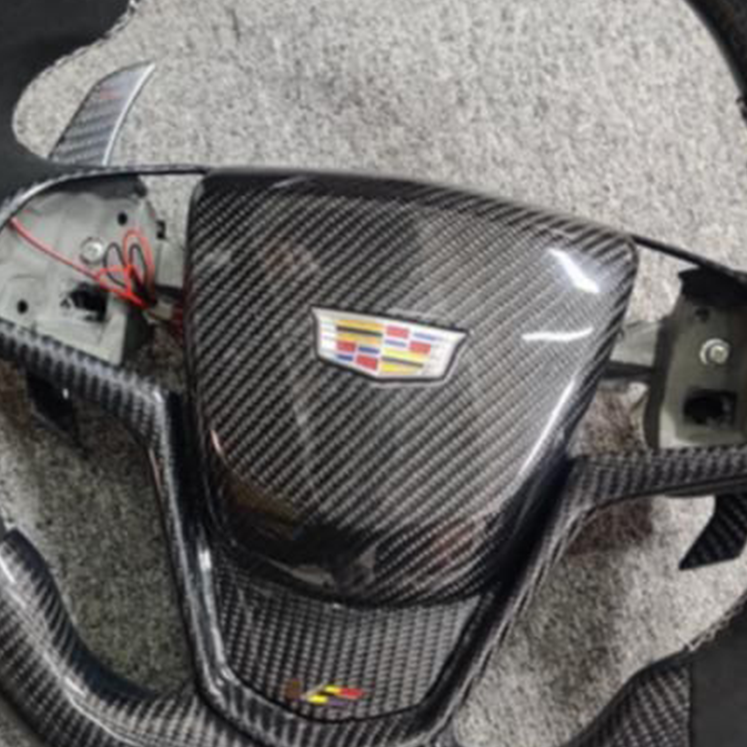 2013 - 2019 Cadillac ATS & ATS-V Custom Carbon Fiber Steering Wheel with options