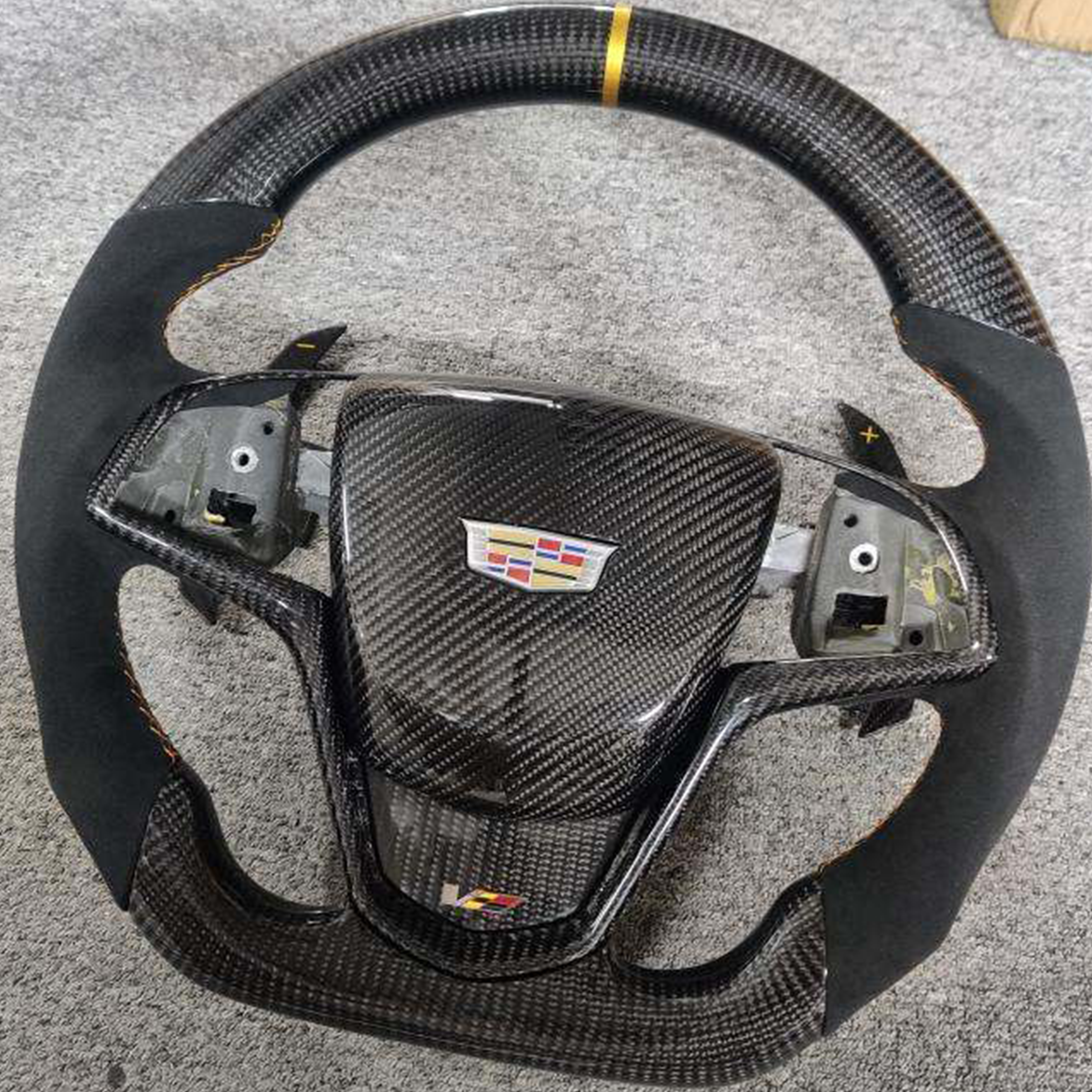 2013 - 2019 Cadillac ATS & ATS-V Custom Carbon Fiber Steering Wheel with options