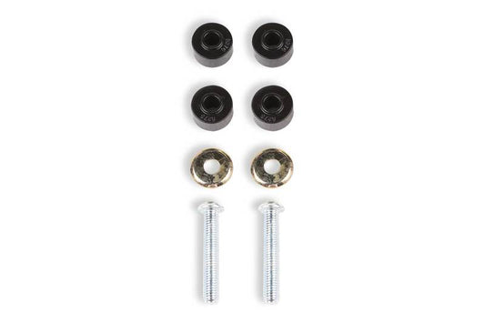 Fabtech front sway bar end link bushing kit with bolt, suspension arm bushings for vehicle stability and control.