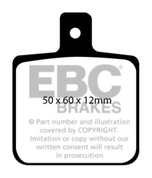 EBC Greenstuff 2000 Series performance brake pads installed in a vehicle, showcasing their durable brake pad design.