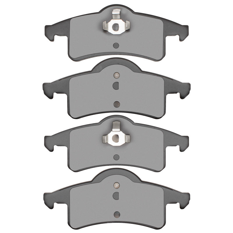 R1 Concepts OE brake pads for Jeep Grand Cherokee 1999-2004 rear brake system, durable automotive brake component.