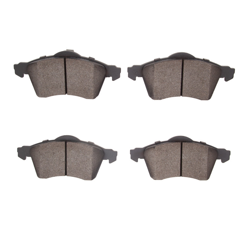 R1 Concepts VW Eurovan R1 96-99 front semi-metal brake pads installed in the vehicle's brake caliper.