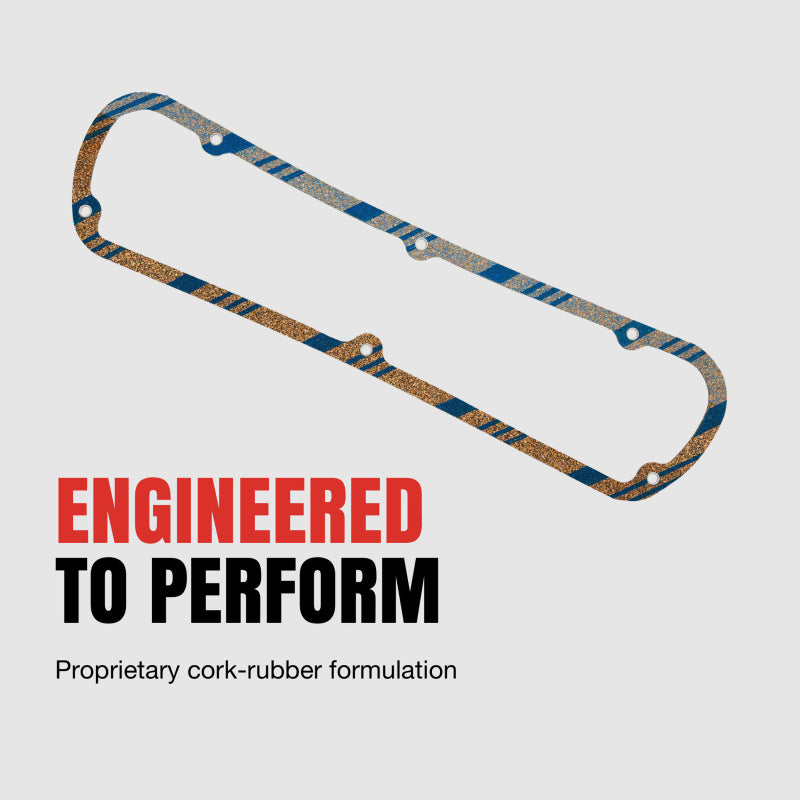 Fel-Pro Ford F-250 Super Duty engine valve cover gasket set showing multiple rubber gaskets and metal seals for engine sealing.