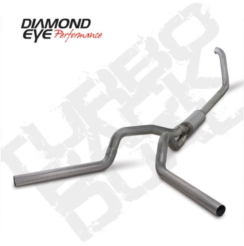 Diamond Eye Performance Turbo Back dual stainless steel exhaust system for 2000-2003 Ford F250/F350 7.3L diesel engine