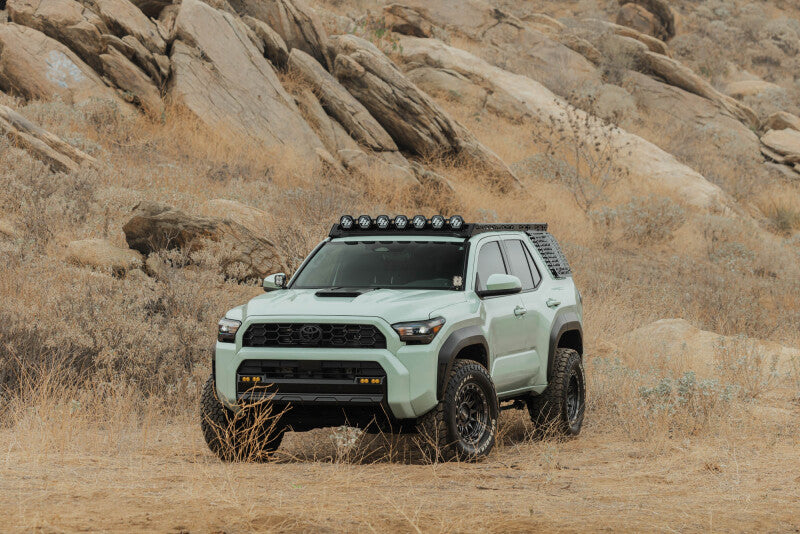 DV8 Offroad exterior window Molle for Toyota 4Runner 25-26 driver side, part of DV8 roof rack accessory system