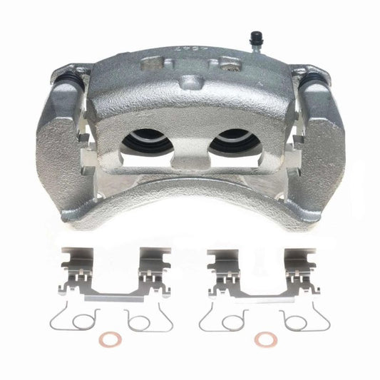 PowerStop OE front left brake caliper for Infiniti Q50 2014-2019, autospecialty design, detailed view of the caliper assembly.
