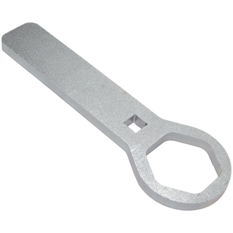 Used RockJock Currectlync Rod End Cartridge Wrench for modular extreme duty steering, shown with steering knuckles and spindles.