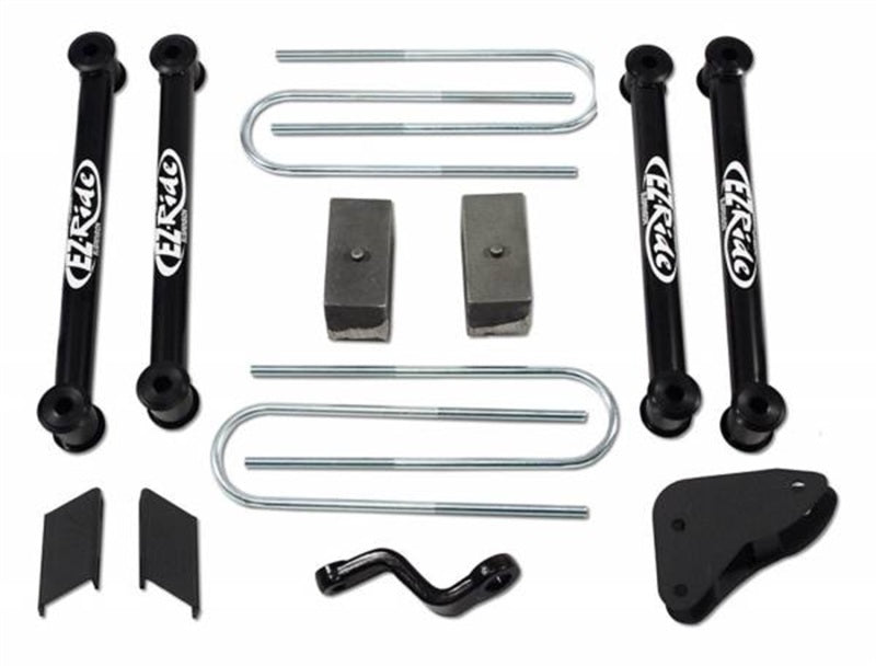 Tuff Country 4.5-inch lift kit for 2009-2012 Dodge Ram 2500/3500 trucks, including suspension components and shocks.