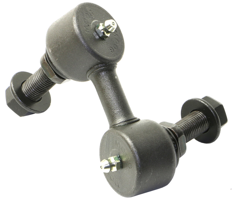 Moog Nissan Armada 2017-2019 rear left sway bar endlink, automotive suspension part with metal and rubber components.