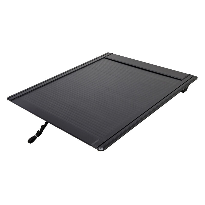 Westin roll-up tonneau cover in black on Ford F-250/F-350/F-450/F-550 SD 6ft 10in bed, manual retractable for pickup trucks