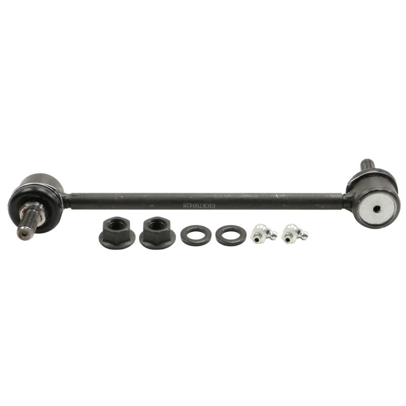 Moog Chevrolet Cobalt front sway bar endlink kit showing metal links and bushings for stabilizer bar connection.