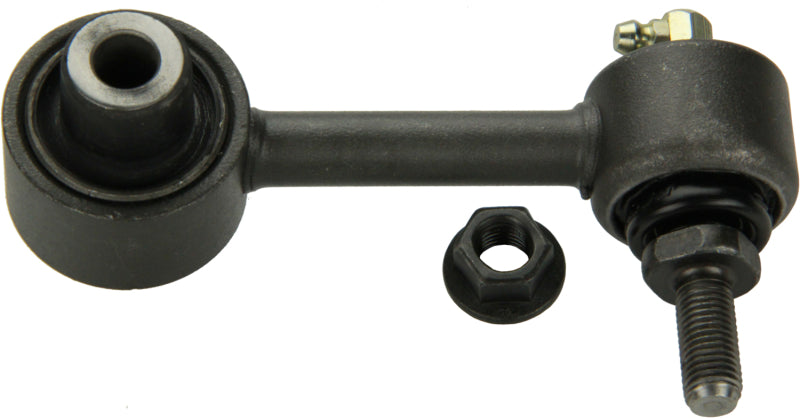 Moog rear sway bar endlink for 2013-2019 Subaru BRZ, showing the sturdy metal sway bar link with mounting hardware.
