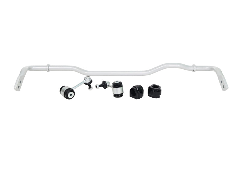 Whiteline 2022+ Volkswagen Golf R Mk 8 24mm rear sway bar, 2-point adjustable, performance suspension component.