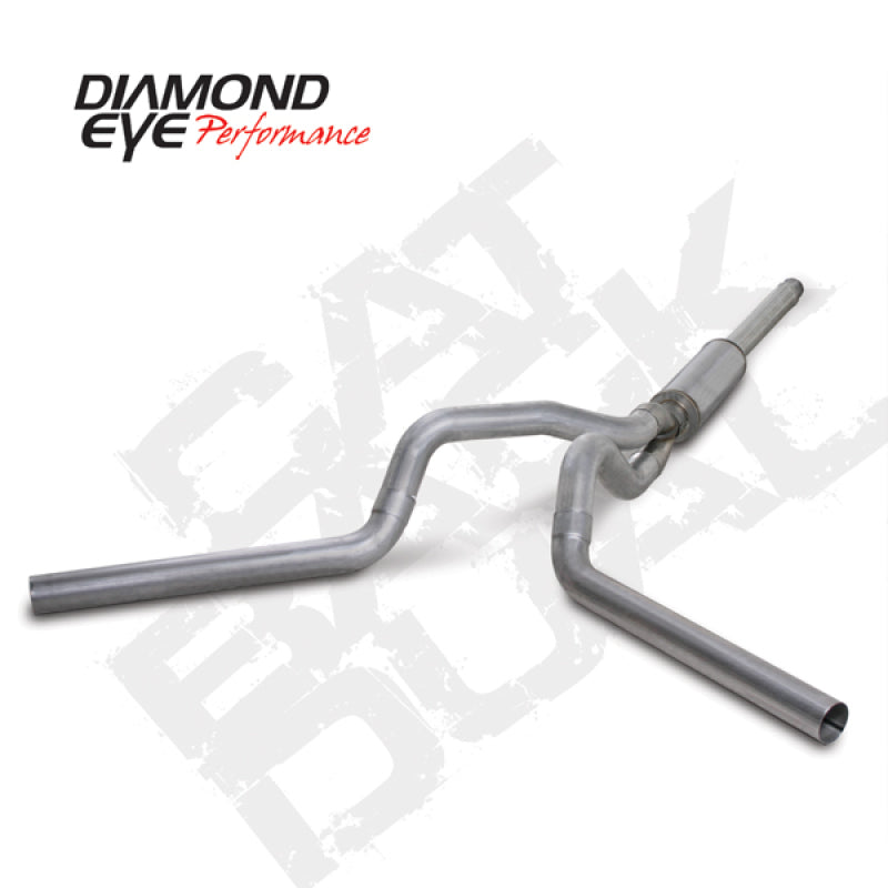 Diamond Eye Performance Catback exhaust kit for 94-97 Ford F250/F350 7.3L PowerStroke dual exhaust system image