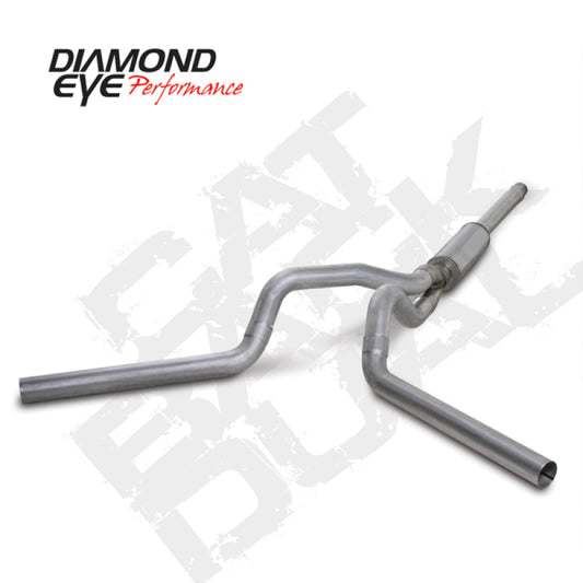 Diamond Eye Performance Catback exhaust kit for 94-97 Ford F250/F350 7.3L PowerStroke dual exhaust system image