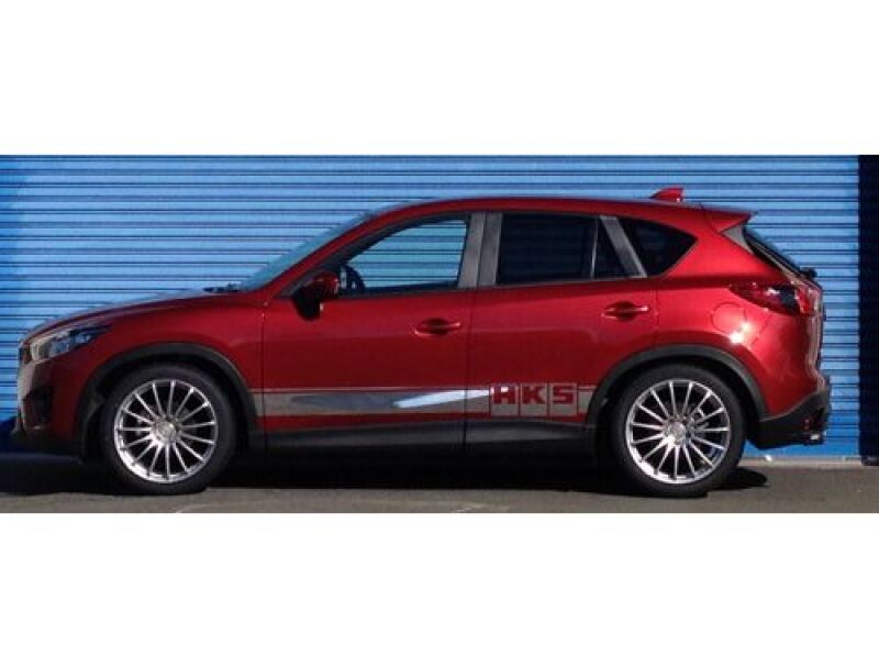 HKS Hipermax S coilovers with adjustable shocks and springs for improved suspension and handling.