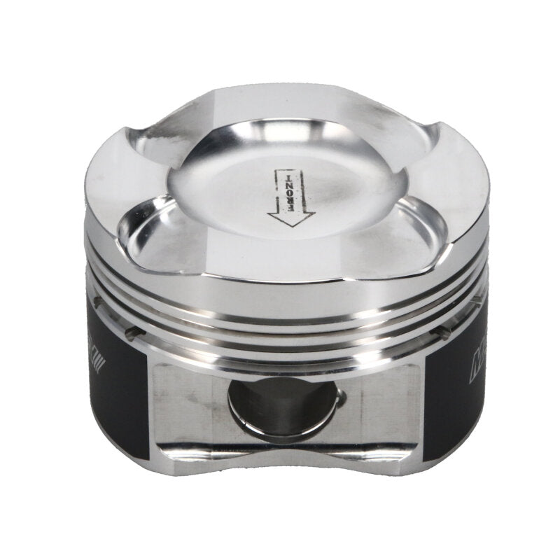Manley Performance Platinum Series forged 37cc dish piston for BMW N55/S55 engine, single piston with detailed metal finish.