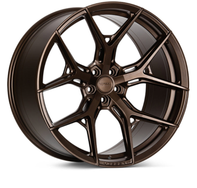 Vossen HF5 forged 20x11 satin bronze wheels with deep concave design, ET30 offset, 5x114.3 bolt pattern, 70.6 center bore