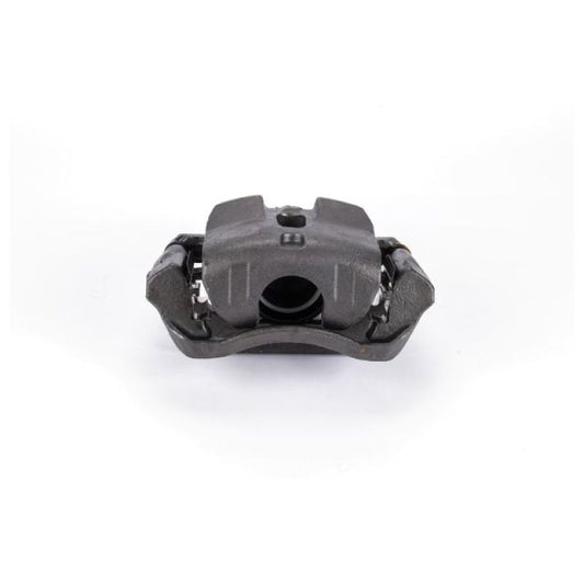 PowerStop front left OE brake caliper with bracket for 2003-2008 Honda Pilot, showing the black caliper assembly and mounting bracket.