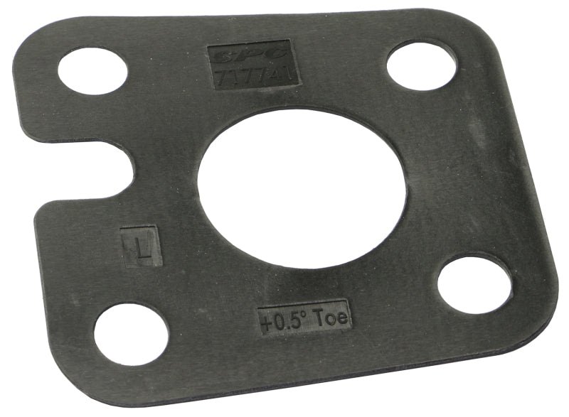 Moog Fiat 500 rear alignment shim for suspension, used in vehicle alignment kits, showing the metal shim piece on a white background.