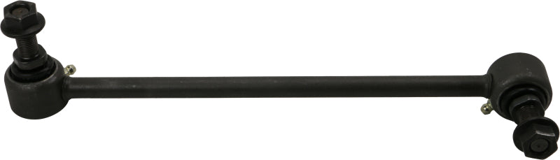 Moog front right sway bar endlink for Buick Envision 2016-2020, showing the metal link with rubber bushings.
