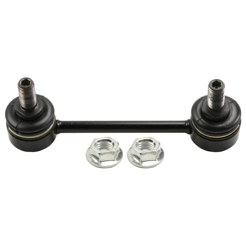 Moog Ford Transit Connect rear stabilizer bar link kit with sway bar endlinks for models 2010-2013, showing the metal components.