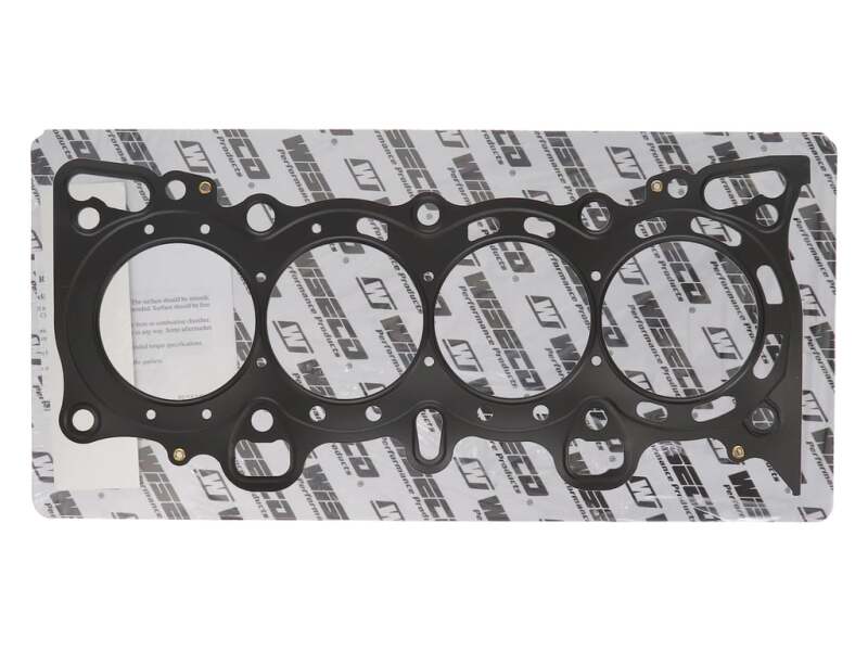 Wiseco Honda D15Z1/D16Y5/D16Y7/D16Y8 cylinder head gasket kit showing gasket components and packaging.
