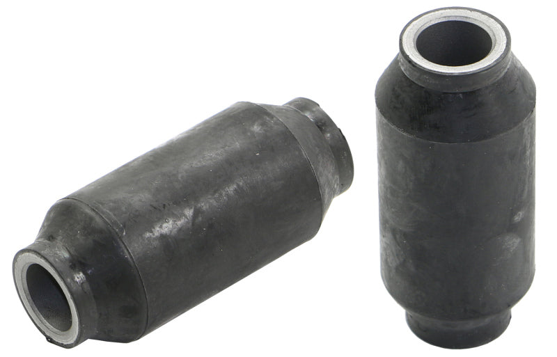 Moog Ford E-350 Super Duty rear forward leaf spring bushing installed on a vehicle, part of leaf springs and accessories.