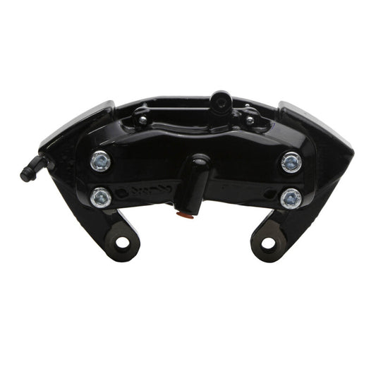 DFC OE Mercedes-Benz S430 front brake caliper in black powder coat, premium DFC brand, showcasing the caliper's detailed design.
