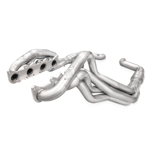 Stainless Works 15-24 Mustang GT headers with 1-7/8-inch primaries and 3-inch catted factory connection, automotive exhaust headers