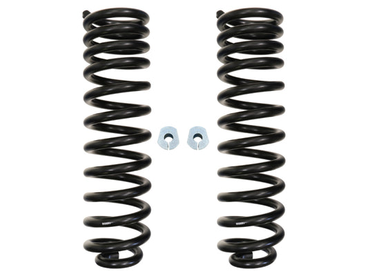 ICON 05-23 Ford F-450/F-550 front diesel lift springs, dual rate 2.5-inch suspension upgrade with coil springs.