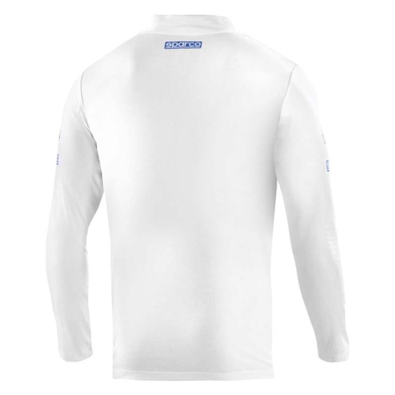 Sparco Martini high collar long sleeve shirt in large size, featuring a sleek design and comfortable fit.