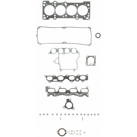 Fel-Pro Mazda Protege HS 9718 PT PermaTorque engine cylinder head gasket set showing gaskets and sealing surfaces.