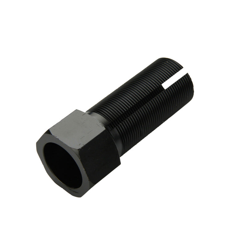 Moog 2018 Jeep Wrangler JK left outer tie rod, automotive steering component, with black finish and mounting points visible.