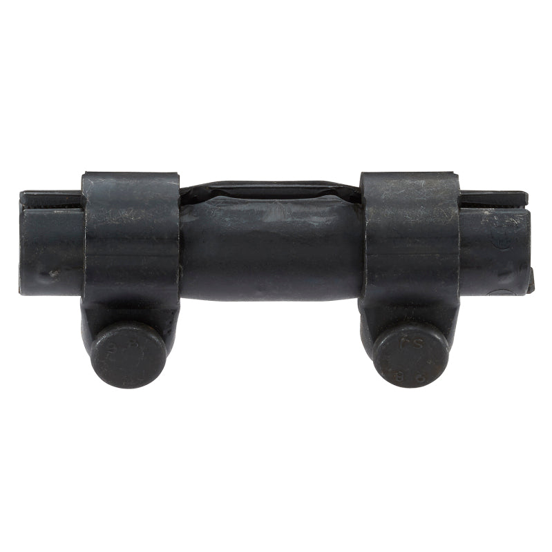 Moog Dodge Ram 1500 tie rod assembly with pitman arm and left adjusting sleeve, automotive steering component.