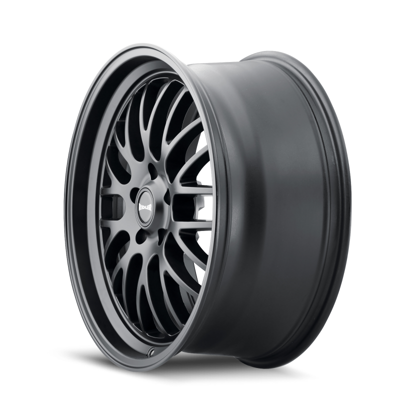 Ridler 607 matte black cast wheel, 20x10.5 inch, 5x114.3 bolt pattern, 40mm offset, 72.6mm hub for cars