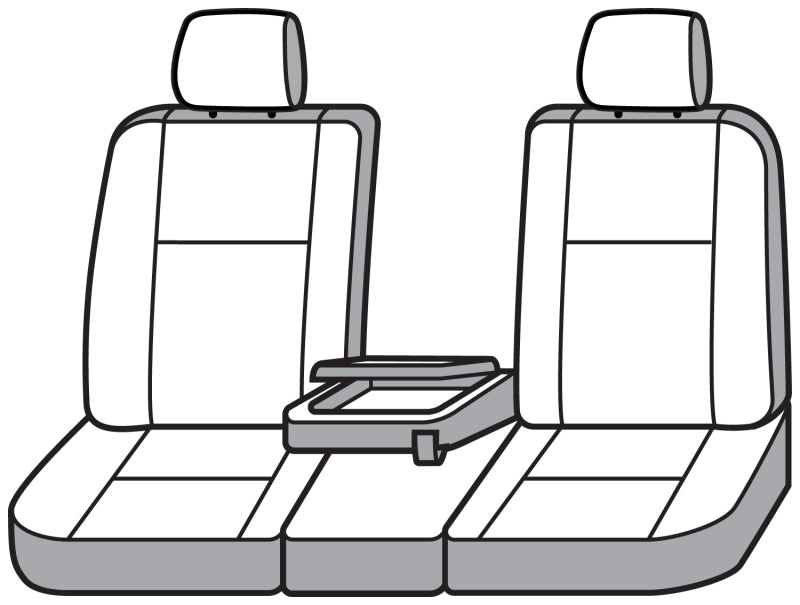 Covercraft Carhartt Super Dux front seat cover for Chevrolet Silverado 2019-2025 in gravel fabric, durable custom seat protection.