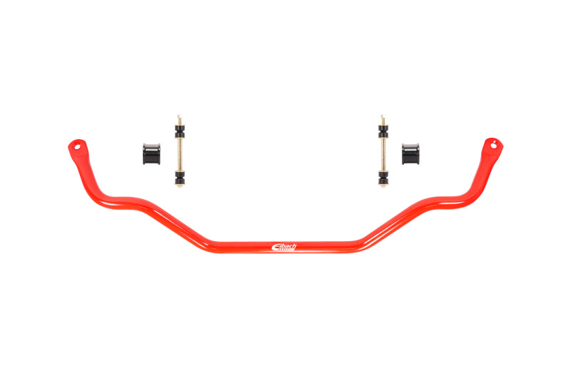 Eibach 35mm front sway bar anti-roll kit installed on a 1994-2004 Mustang Cobra, convertible, coupe, or Mach 1, showing the sway bar.