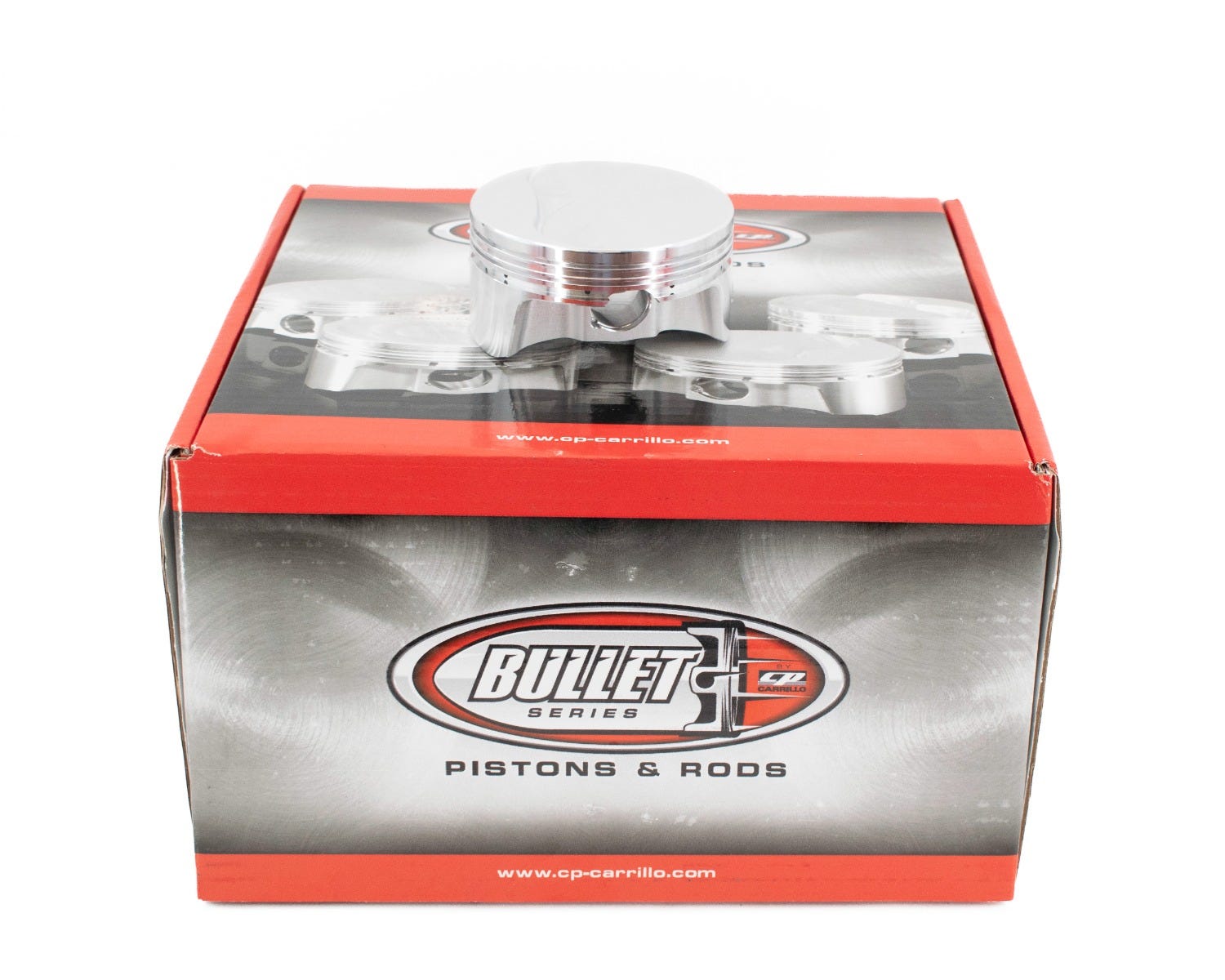 CP CARRILLO BULLET SERIES PISTON SET - 4.070" BORE - 4.000" STROKE - 2.7CC FLAT TOP - BLS1142-070-8